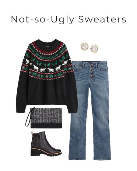 If you prefer your holiday sweaters to be quirky instead of tacky, check out our picks for some not-so-ugly holiday sweaters!

#LTKSeasonal