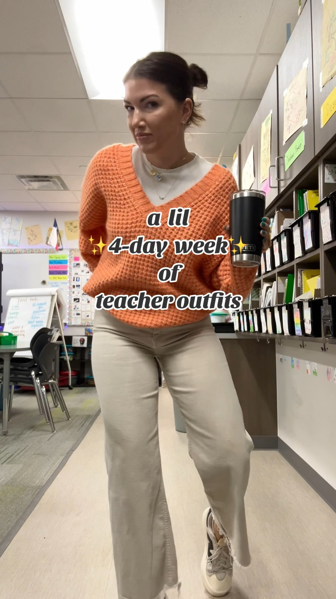 khaki pants are Zara
Wednesday’s & Friday’s jeans are long length

#LTKfindsunder50 #LTKsalealert #LTKfindsunder100