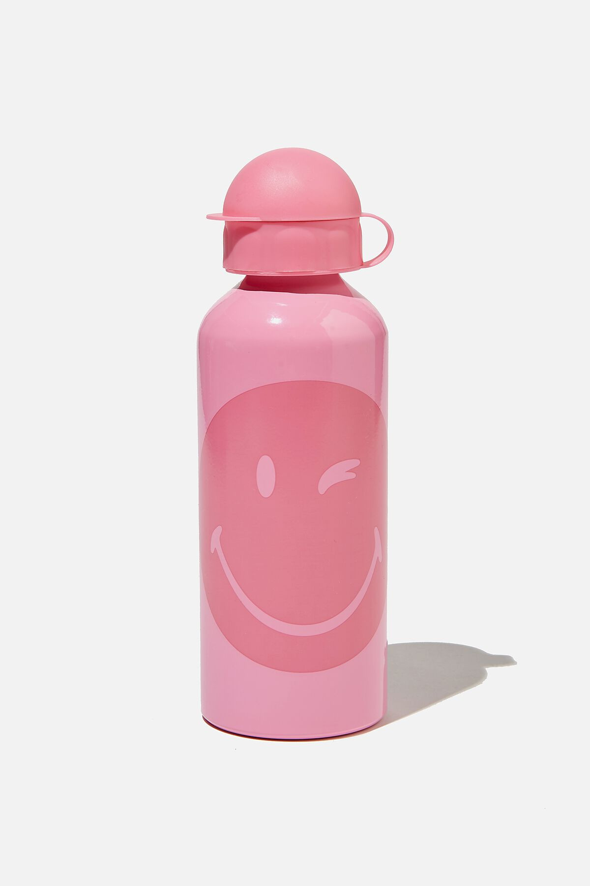 Smiley Aluminium Drink Bottle | Cotton On (ANZ)