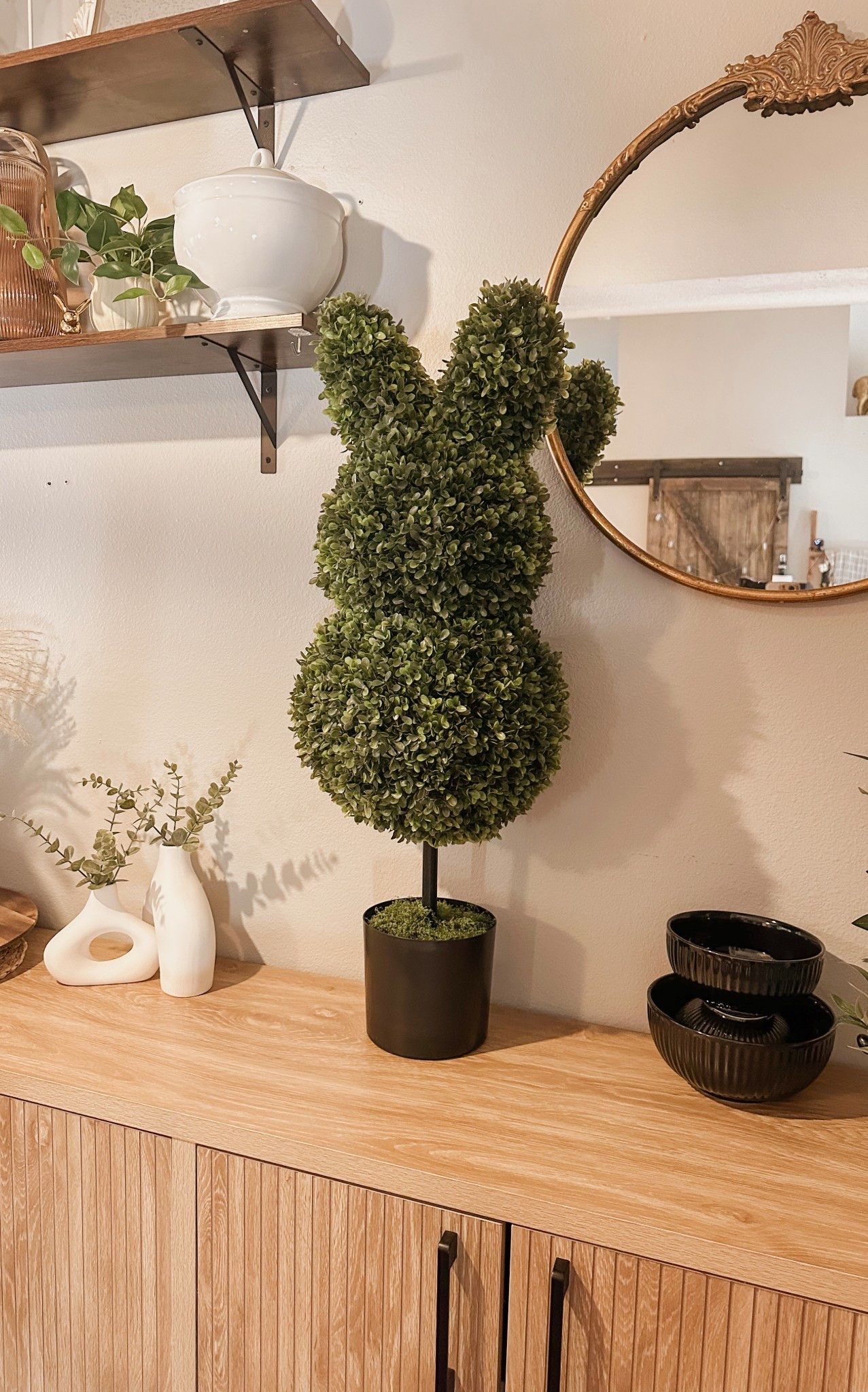 Bunny Topiaries are back in stock! They sold out so fast year! 

#LTKHoliday #LTKHome