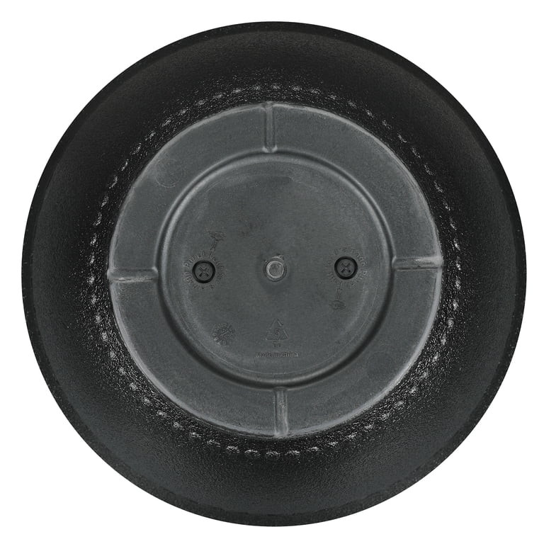 My Texas House 18-Inch Black Asti Recycled Resin Planter | Walmart (US)