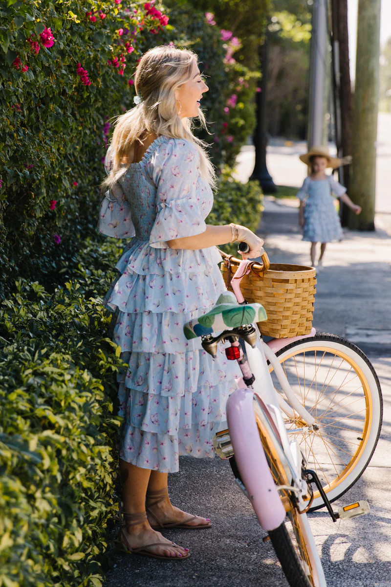 Harmony Dress in Blue Butterfly | Ivy City Co