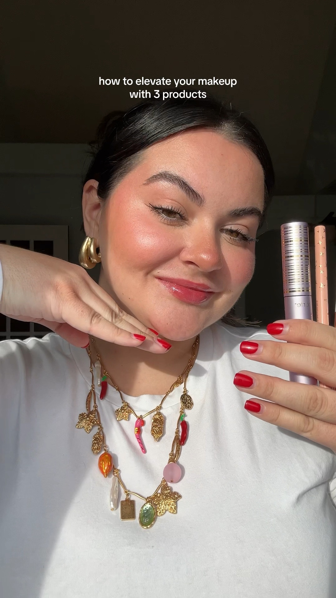 I didn’t get the hype before I tried these products! These have become a staple in my routine! @tartecosmetics 

Jewelry: @zara 
.
#tartecosmetics #tartetrio #tartemaracujajuicylip #tartetubingmascara #tartefakeawake #favoritemakeup #makeuproutine #everydaymakeup 

#LTKbeauty #LTKVideo