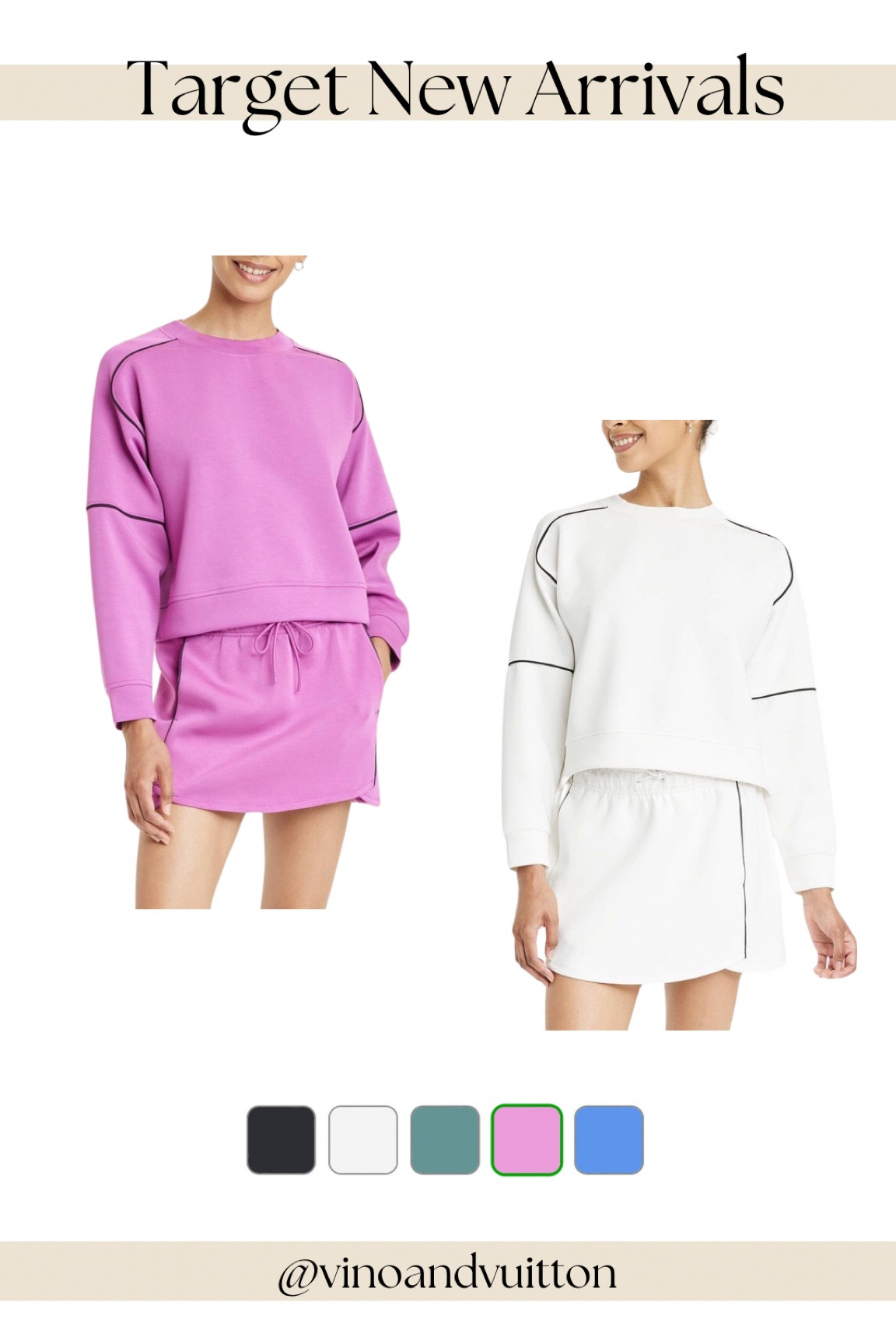 Target new arrivals!

Alo inspired
Sweatsuits
Loungewear
Activewear 

#LTKFitness #LTKFindsUnder50 #LTKStyleTip