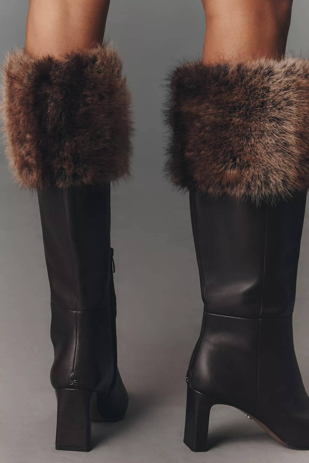 Sam Edelman Sylvia Cozy Faux Fur Cuff Boots | Anthropologie (US)