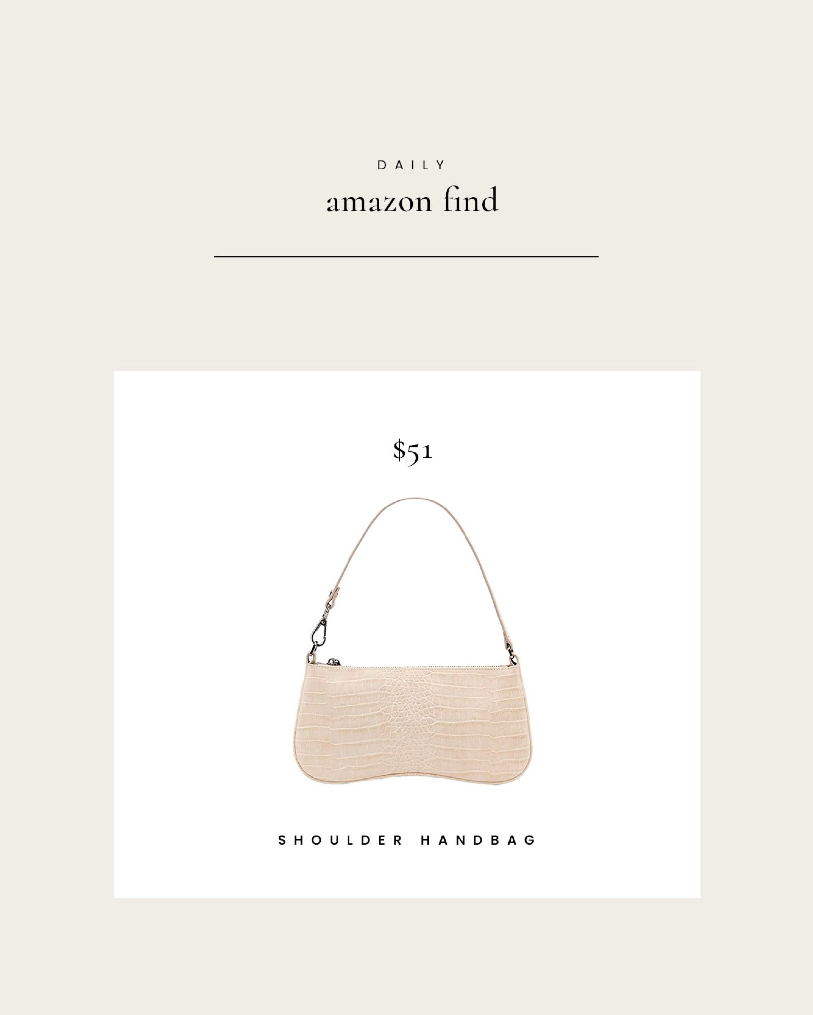 Eva Shoulder Bag - Ivory Croc - Fashion Women Vegan Bag Online Shopping - JW Pei