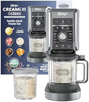 Ninja CREAMi Deluxe Ice Cream Maker | 11-in-1 Create Frozen Desserts, Sorbet, Milkshakes, Yogurt ... | Amazon (US)