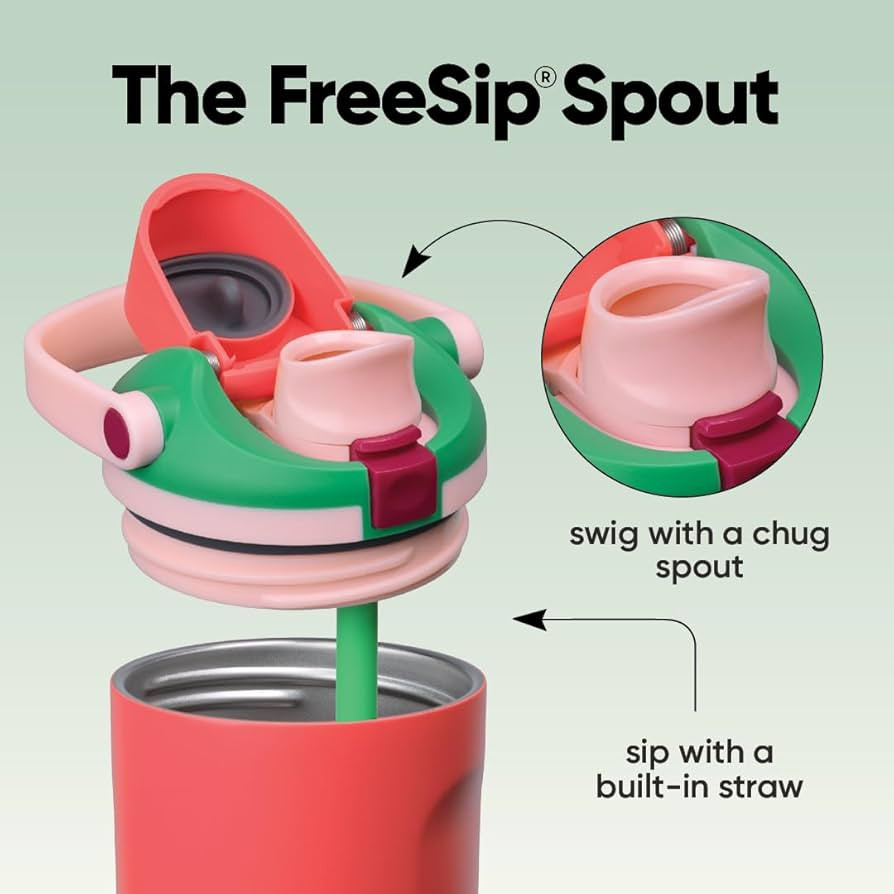 Owala FreeSip Sway Insulated Stainless Steel Water Bottle with Two-Way Spout, Built-In Straw and ... | Amazon (US)