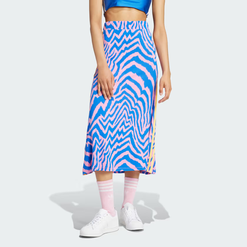 adidas x FARM Rio 3-Stripes Maxi Rok | adidas NL
