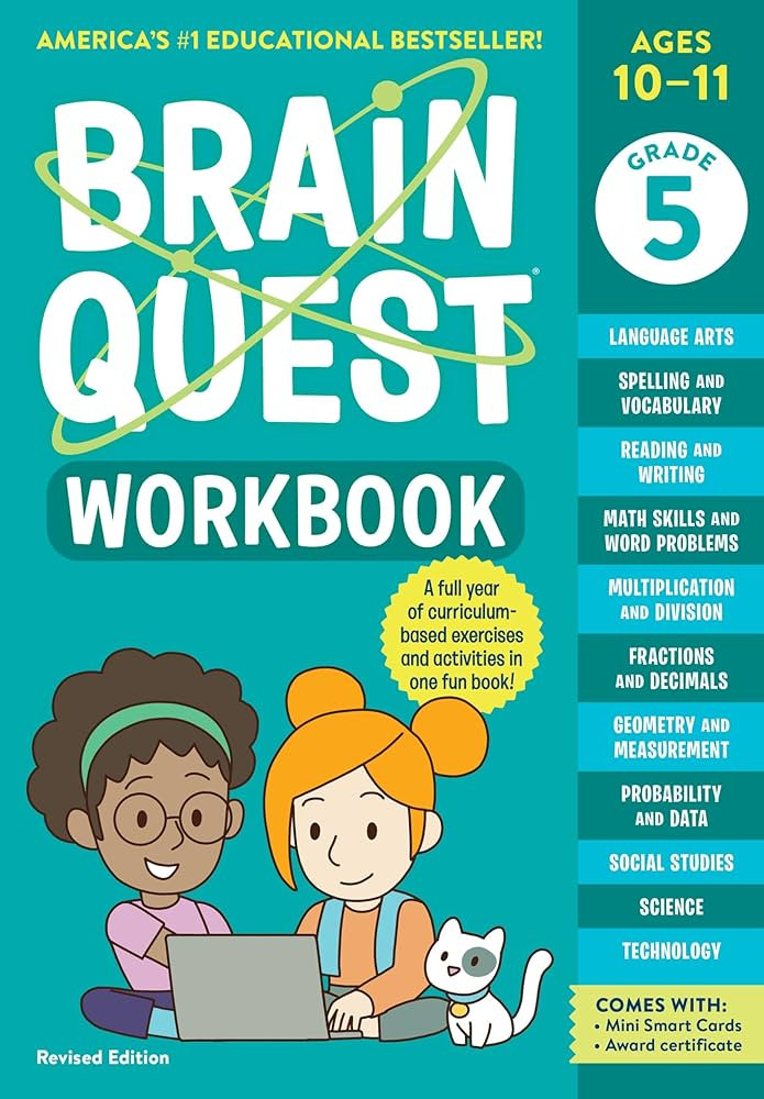 Brain Quest Workbook: 5th Grade Revised Edition (Brain Quest Workbooks) | Amazon (US)