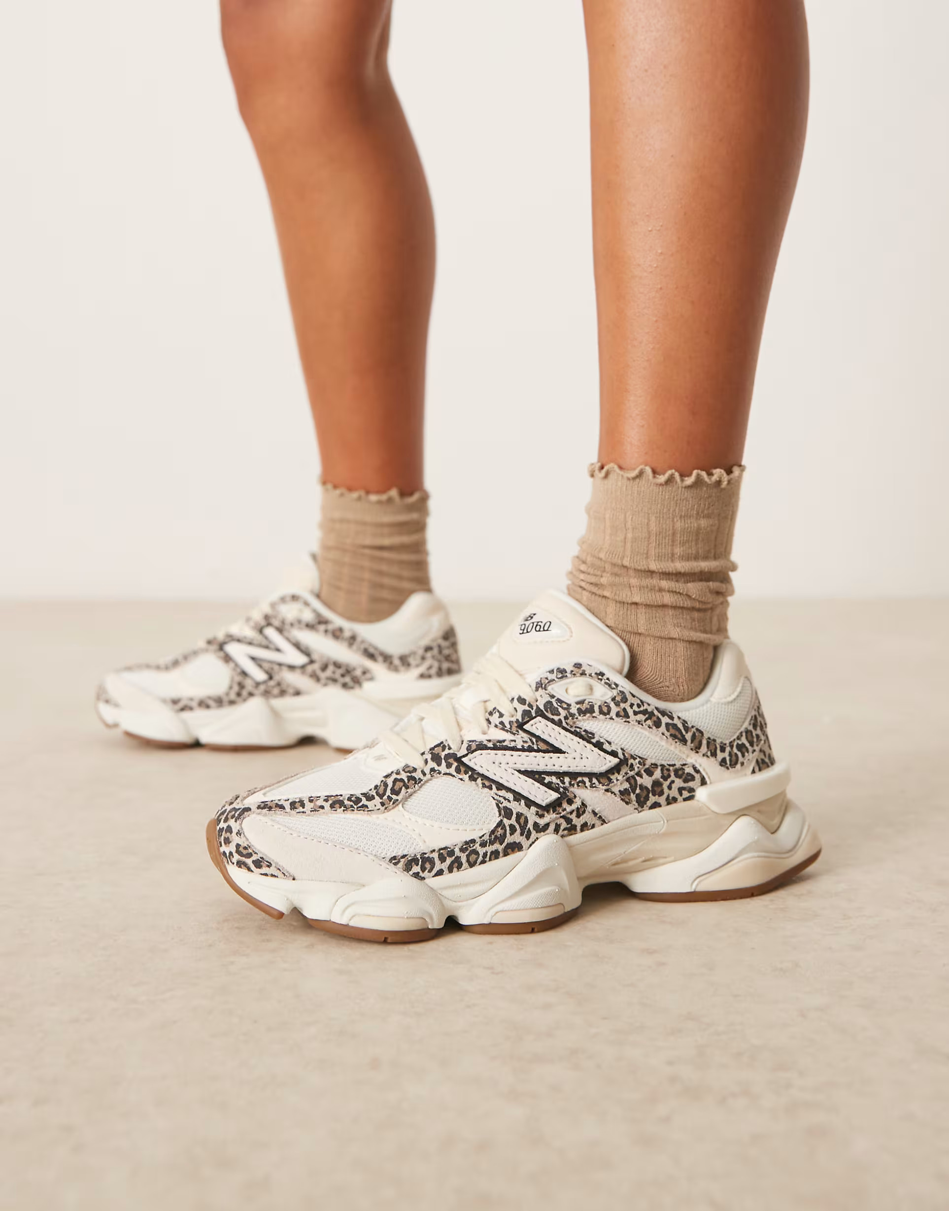 New Balance 9060 trainers in leopard print - Exclusive to ASOS | ASOS | ASOS (Global)