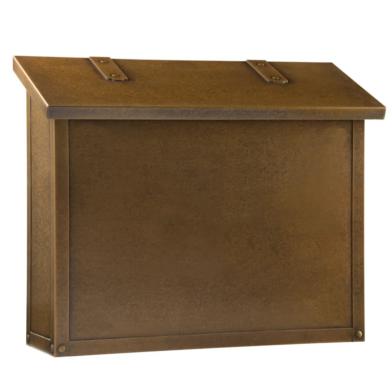 Classic Brass Wall Mounted Mailbox | Wayfair North America