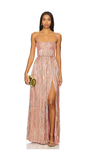 Emmy Gown in Rose Gold | Revolve Clothing (Global)
