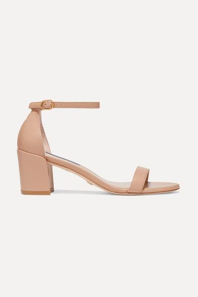 Stuart Weitzman - Leather Sandals - Beige | NET-A-PORTER (US)