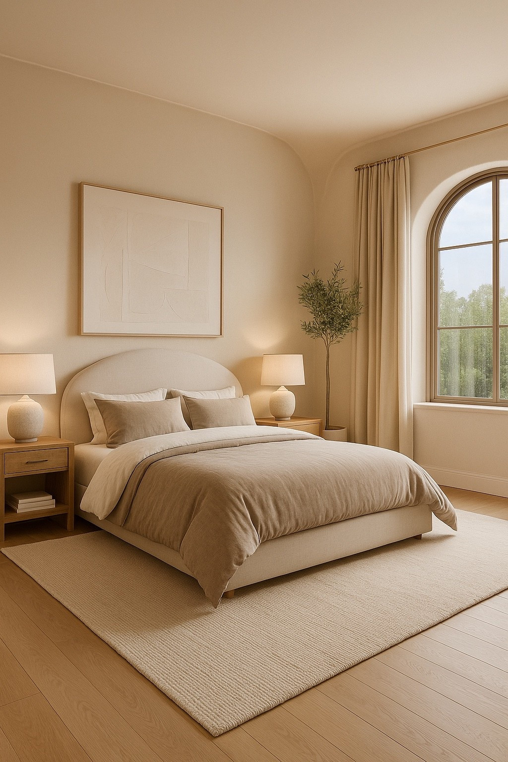 A dreamy neutral bedroom that feels calm, warm, and effortlessly luxurious.
Cream bedding, soft textures, natural light, and minimal décor — everything you need to create a peaceful organic-modern sanctuary at home.
💛 Shop the exact cozy picks below — bedding, lamps, nightstands & wall art. #homedecor #neutralhome #bedroomdecor #organicmodern #minimalistbedroom #cozyhome #neutralaesthetic #interiorinspo #interiordesign #bedroomgoals #ltkhomefinds #ltksalealert
