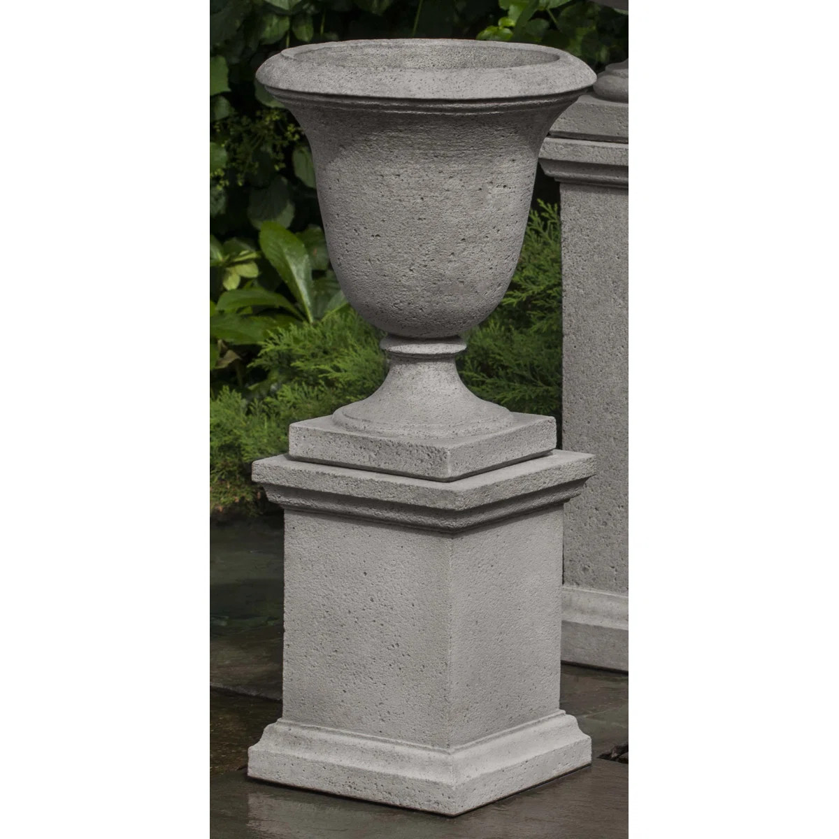 Linwood Cast Stone Urn Planter with Pedestal | Wayfair North America