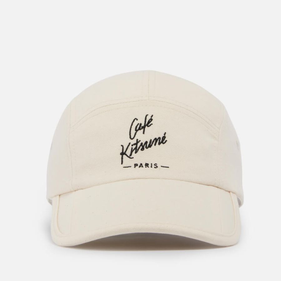 Café Kitsuné Logo-Embroidered Canvas Baseball Cap | Coggles (Global)