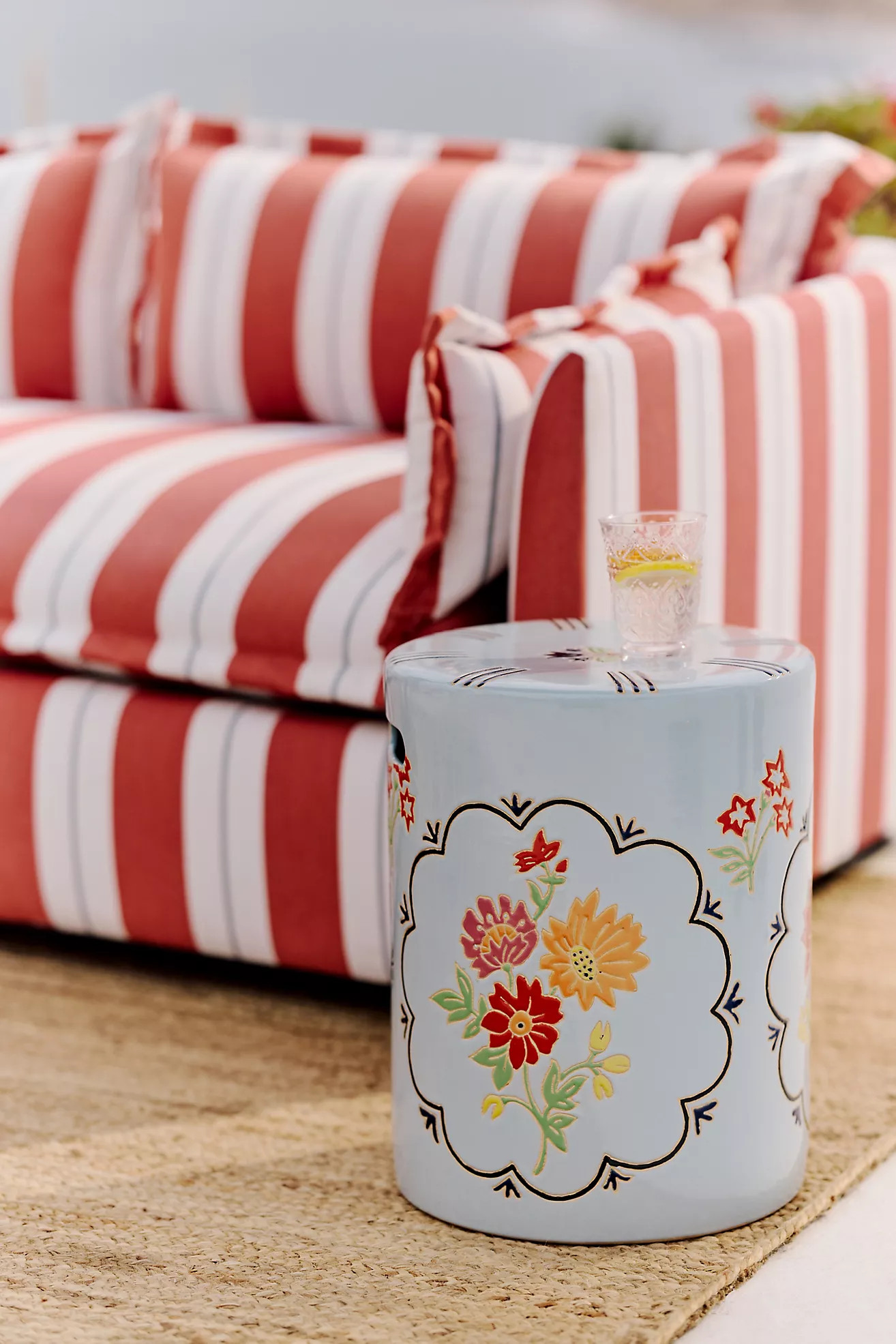Anja Ceramic Side Table | Anthropologie (US)