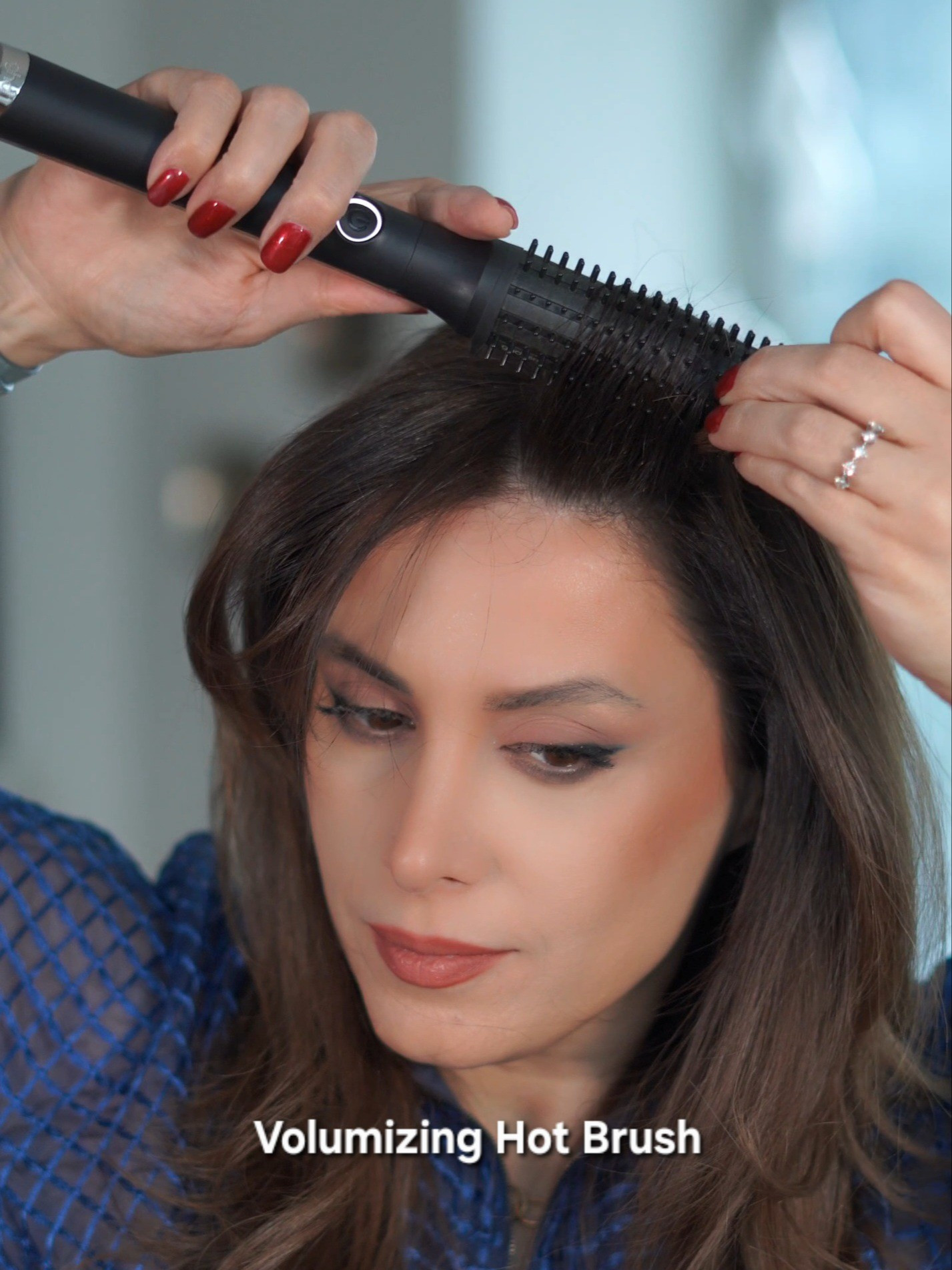 This Rise Volumizing Thermal Hot Brush is my go-to tool!

