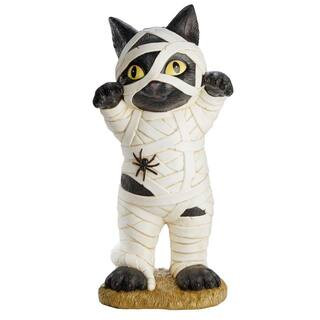 Home Accents Holiday 2.5 ft. Halloween Classics Mummy Cat Halloween Porch Greeter 25DK00010 - The... | The Home Depot