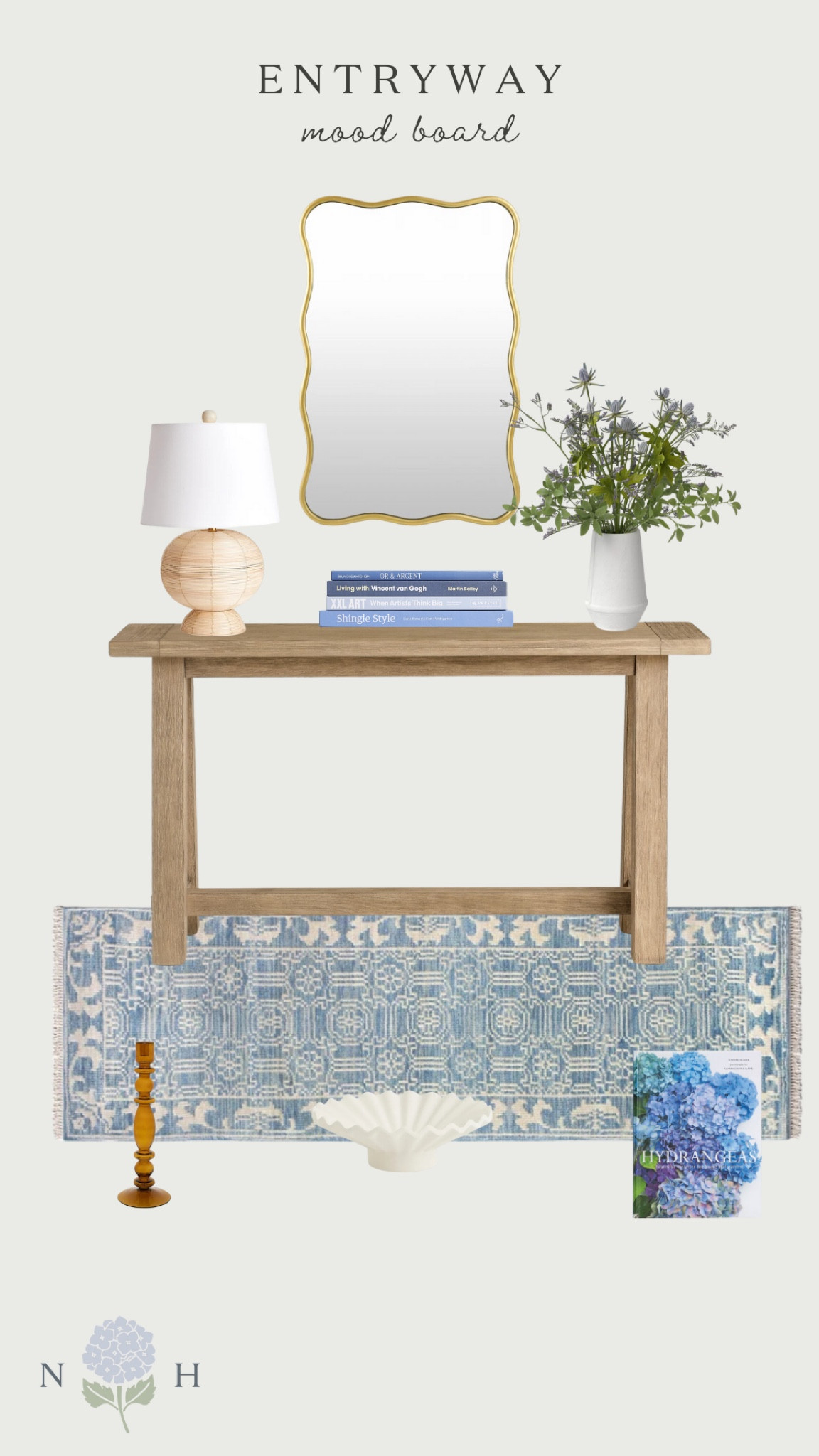 Entryway mood board, coastal entryway inspiration, coastal decor, blue and white decor, pottery barn, birch lane, Serena & lily 

#LTKHome