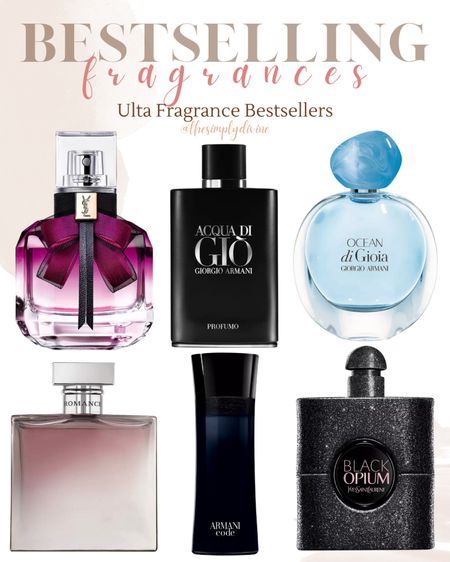 Bestselling fragrances from Ulta. 🥰👀

| Ulta | beauty | perfume | fragrance | gift guide | for her | holiday | seasonal | 

#LTKHoliday #LTKbeauty #LTKGiftGuide