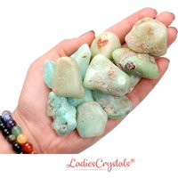 Chrysoprase Tumbled Stone, Divine Truth, Love & Forgiveness Gemstone, Heart Chakra Abundance Crystal Gift For Taurus Libra, Natural Gems | Etsy (US)