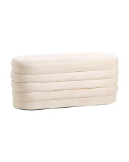 44x19x16 Velvet Oval Bench | Chairs & Seating | Marshalls | Marshalls