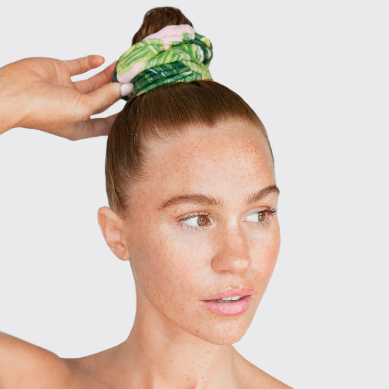 Palm Print Microfiber Scrunchies by KITSCH | Kitsch