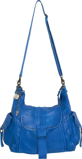 We The Free Leigh Distressed Leather Hobo Bag | Nordstrom