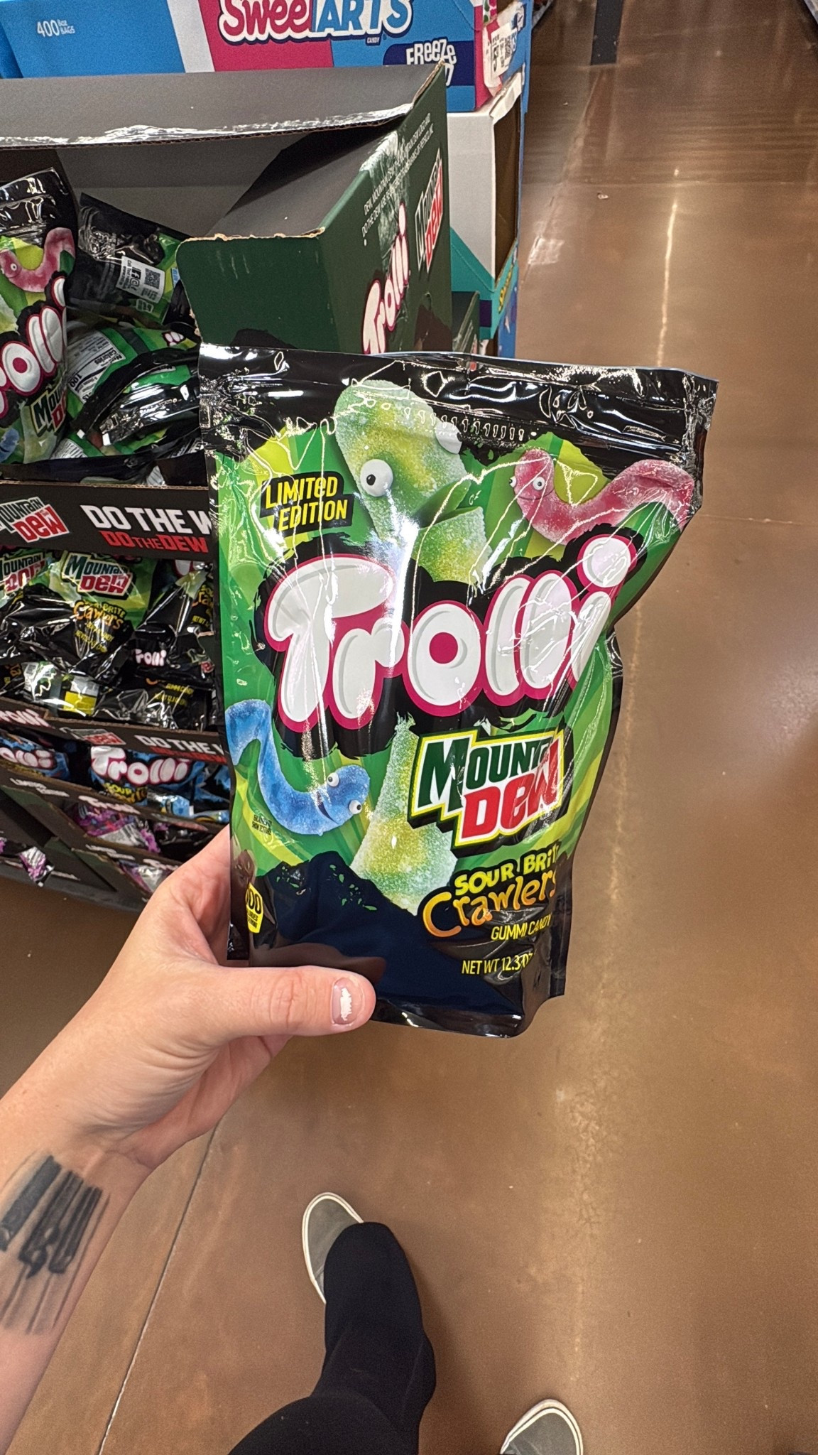WHAT?! New limited edition Trolli Mountain Dew sour crawler gummies?!?? Left them behind but regretting it so I’ll be going back to purchase!

#LTKKids #LTKFamily #LTKSeasonal
