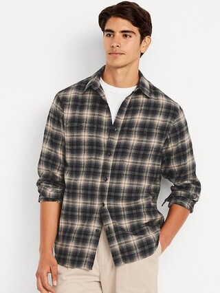 Plaid Flannel Pocket Shirt | Old Navy (US)
