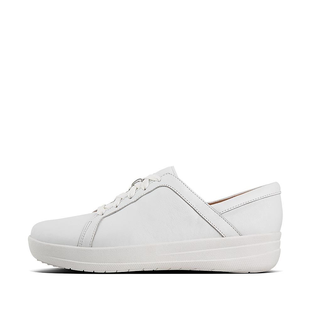 Leather Lace-Up Sneakers | FitFlop (US)
