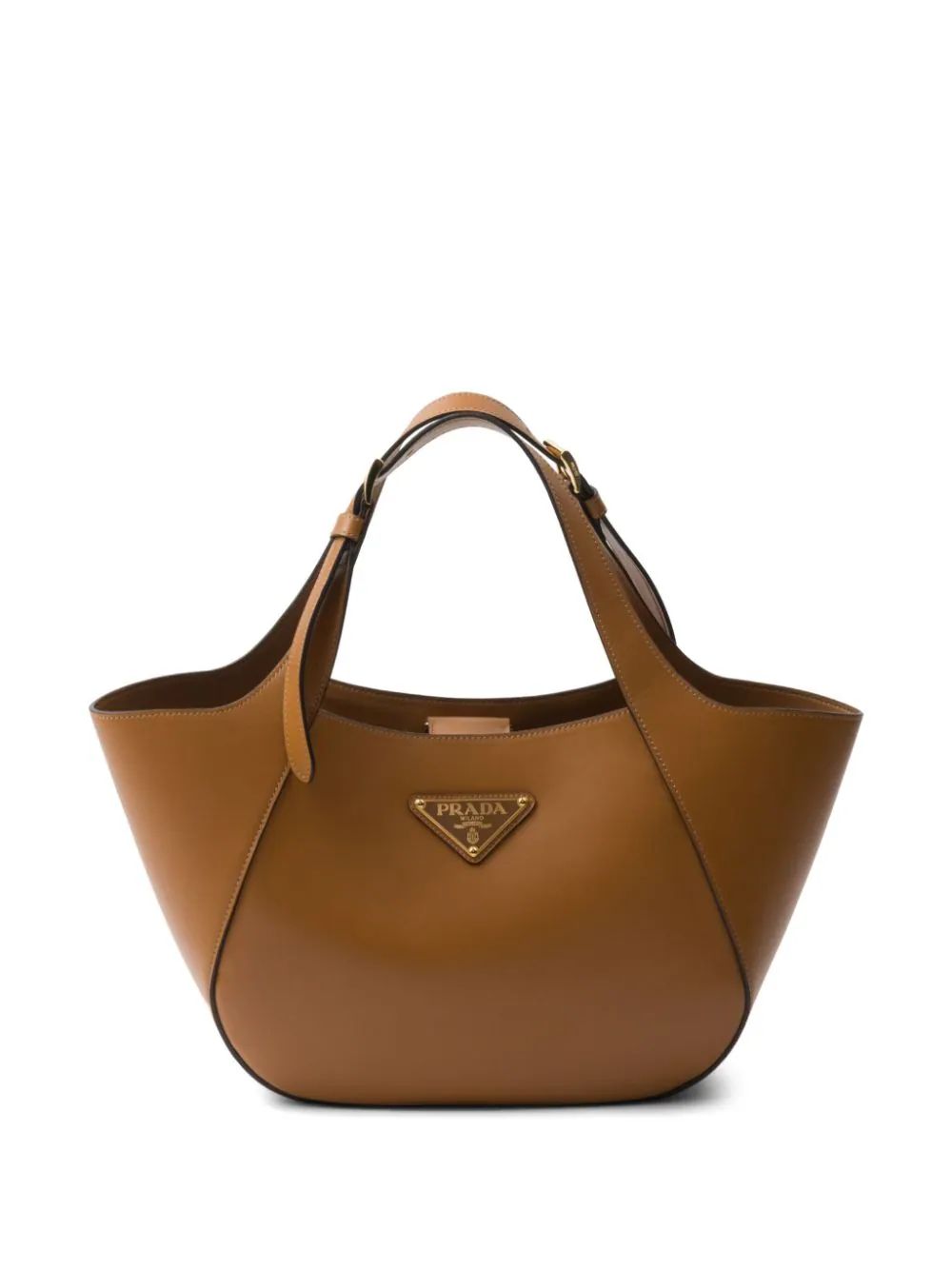 Prada Medium triangle-logo Tote Bag - Farfetch | Farfetch Global