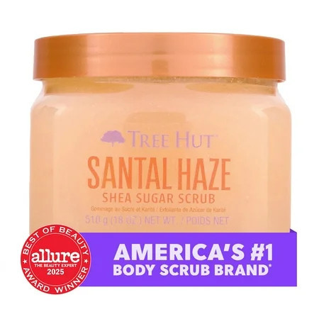 Tree Hut Santal Haze Shea Butter Sugar Body Scrub, 18 oz | Walmart (US)