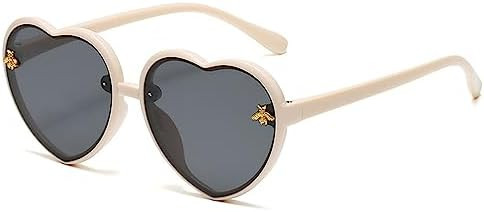 Kids Heart Sunglasses Heart Shaped Sunglasses Cute Kids Eyewear for Pool Beach Outdoor Age 3-10 Y... | Amazon (US)