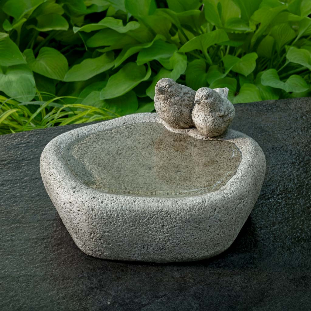 Perching Birds Garden Birdbath | Plow & Hearth