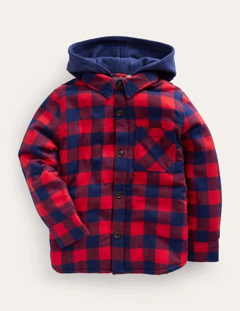 Hooded Borg Lined Shirt | Boden (US)