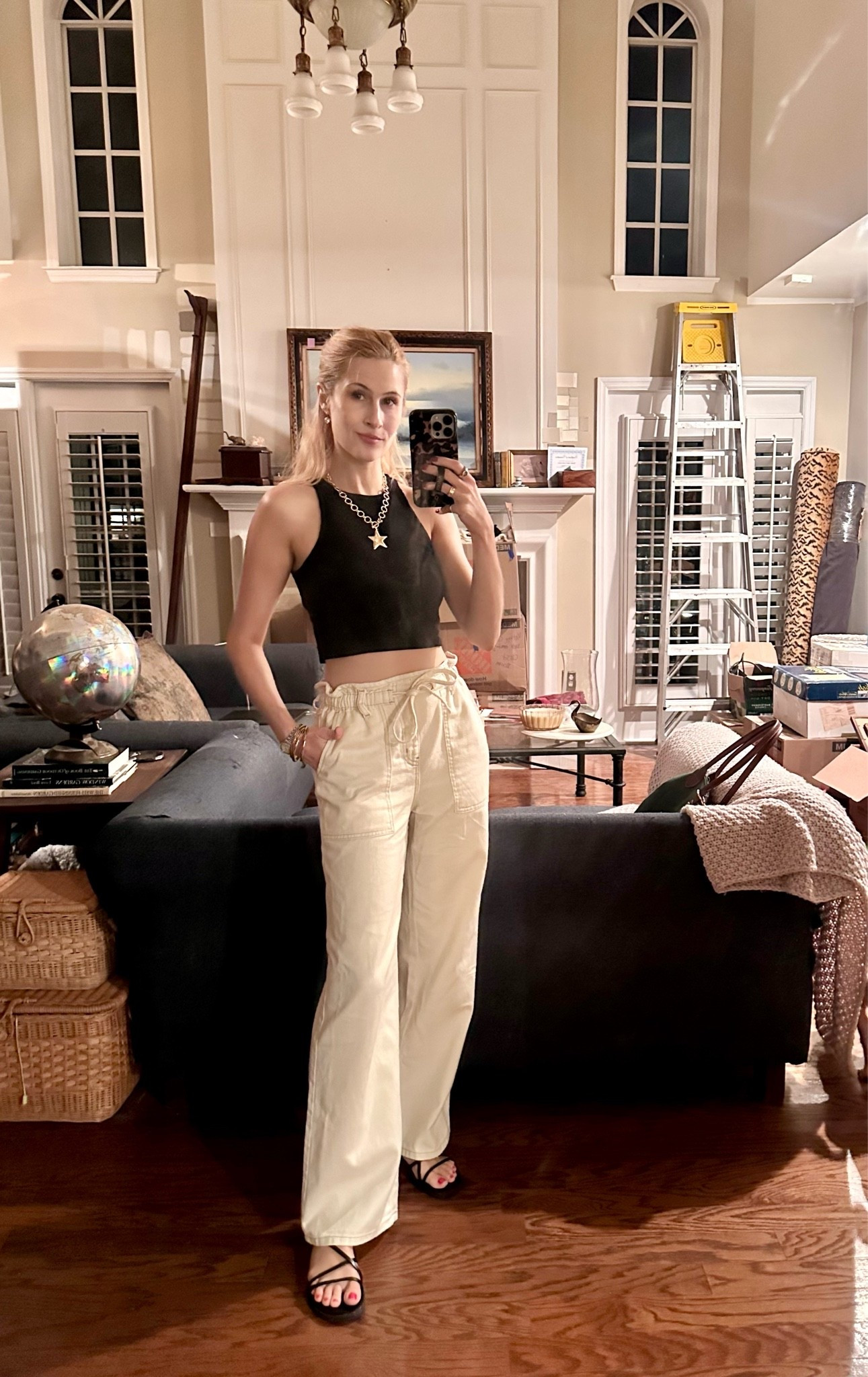Casual dinner fit 

Cargo jeans | Walmart | sandals | affordable outfits | summer outfits | casual outfits | white jeans

#LTKootd #LTKgrwm #LTKSeasonal
