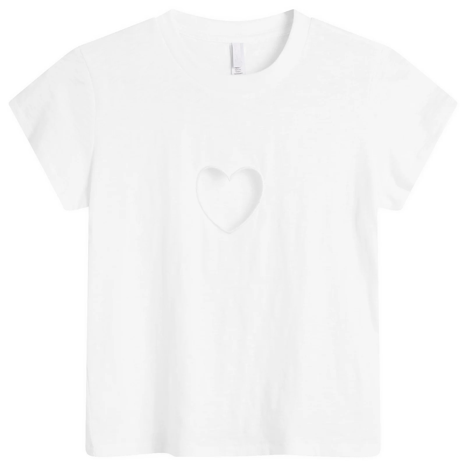 SKIMS Women's Worn In Jersey Baby T-Shirt in Snow, Size X-Large | END. Clothing