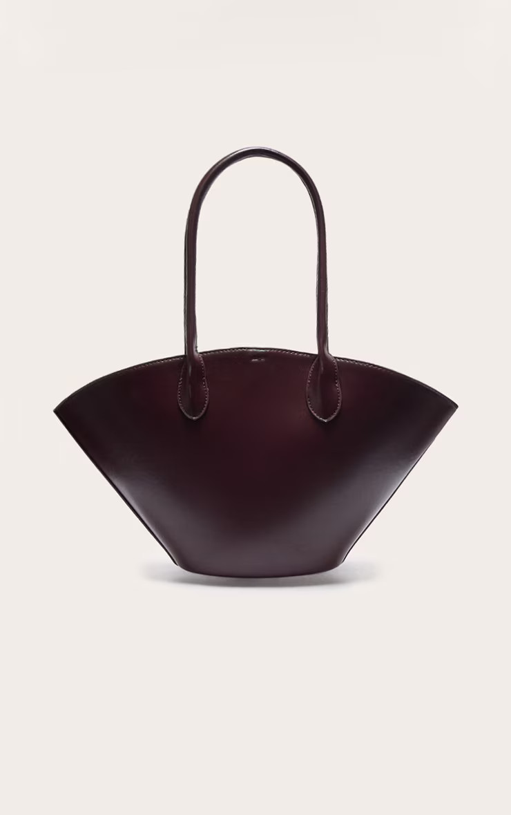 Plum Pu Bucket Tote Bag | PrettyLittleThing UK