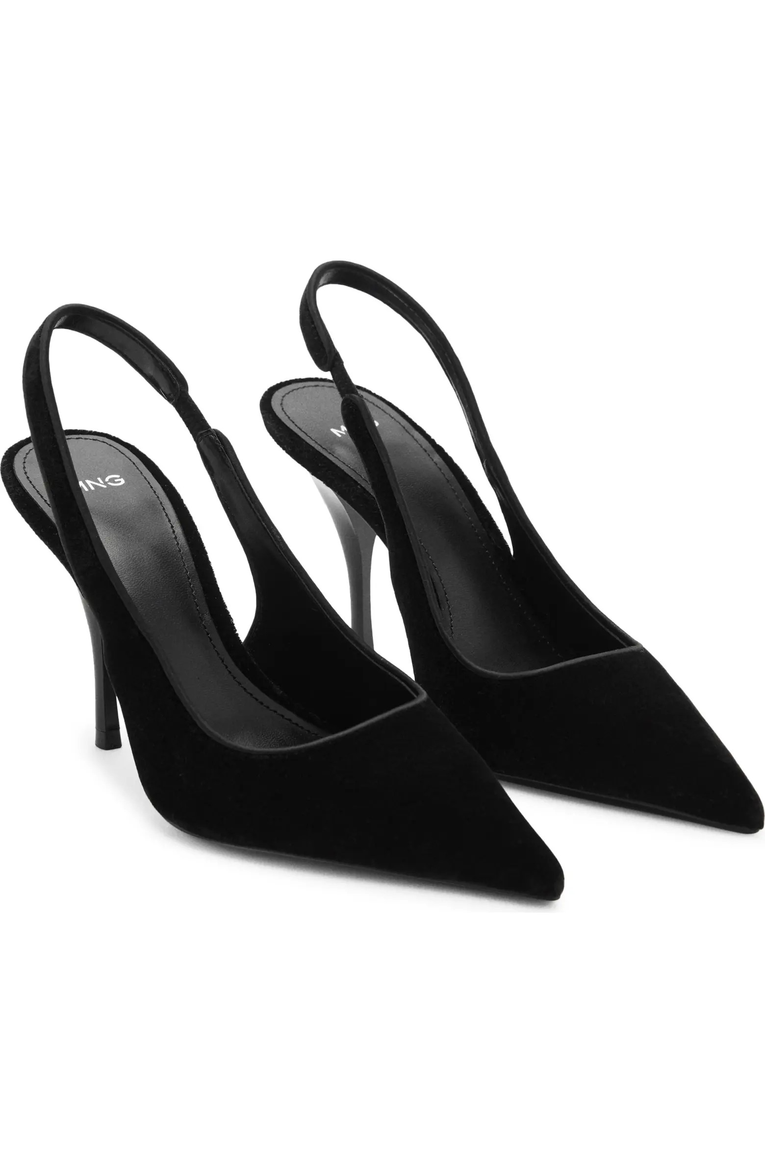 Velvet Pointed Toe Slingback Pump (Women) | Nordstrom