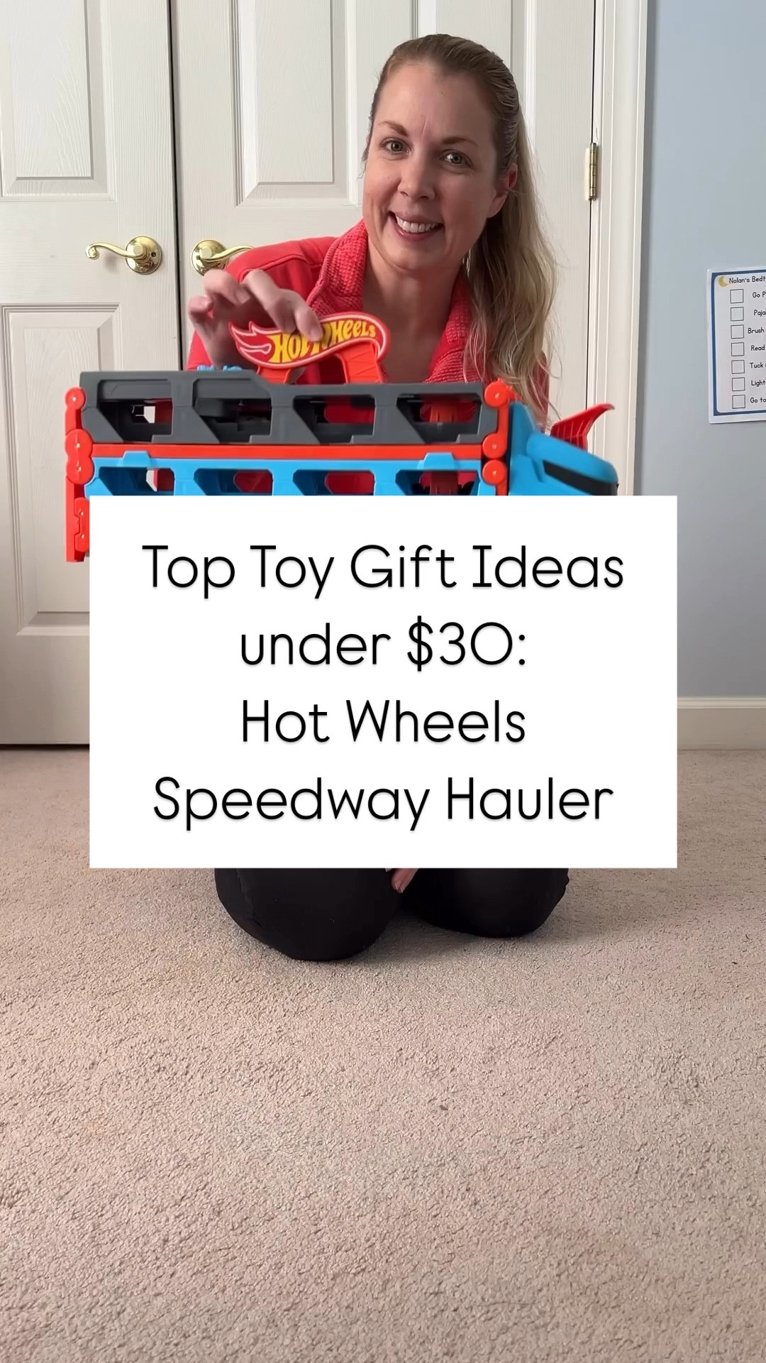 🎄 Join me as I count down the top toy gift ideas for play and development! 🎄
Every week until Christmas, I’ll be sharing my favorite budget-friendly gifts under $50—fun, engaging, and perfect for building skills while keeping your little ones entertained 🧸✨.

Say hello to the Hot Wheels Speedway Hauler—only $28 at Target 🎯 . We got this for my Hot Wheels-loving 3-year-old, and it’s a hit! Whether they’re racing, organizing, or setting up obstacle courses, this all-in-one hauler doubles as both a race track and storage 🚗💨.

✨ Gift Idea: Speedway Hauler and Racetrack
🚗 Builds: Motor Skills, Problem Solving, Creativity
🧒 Ages: 3-8
💰 Price: $28 at Target
🏡 Play: Perfect for Indoors & Playdates
🔄 Versatility: Race Track, Storage, & Display All in One

#LTKCyberWeek #LTKGiftGuide #LTKKids