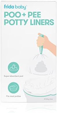 Frida Baby Poo + Pee Potty Liners | Leak-Proof, Super-Absorbent Liners Fits Most Potty Chairs for Ea | Amazon (US)
