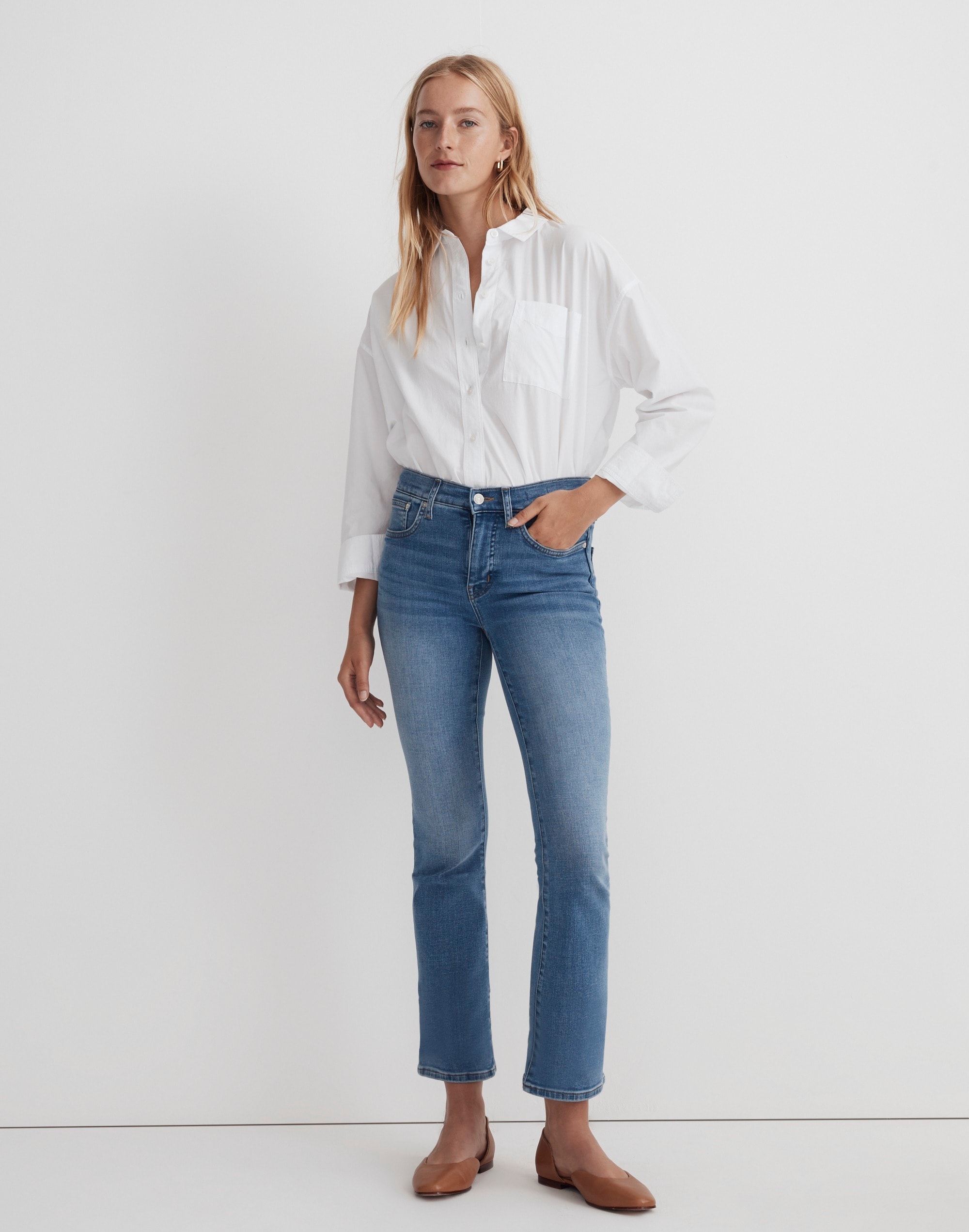 Kick Out Crop Jeans in Mather Wash | Madewell