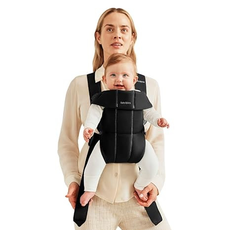 BabyBjörn Baby Carrier Mini, Black, Woven | Newborn Carrier (7-15 lbs), Ergonomic, Easy-to-Use | Amazon (US)