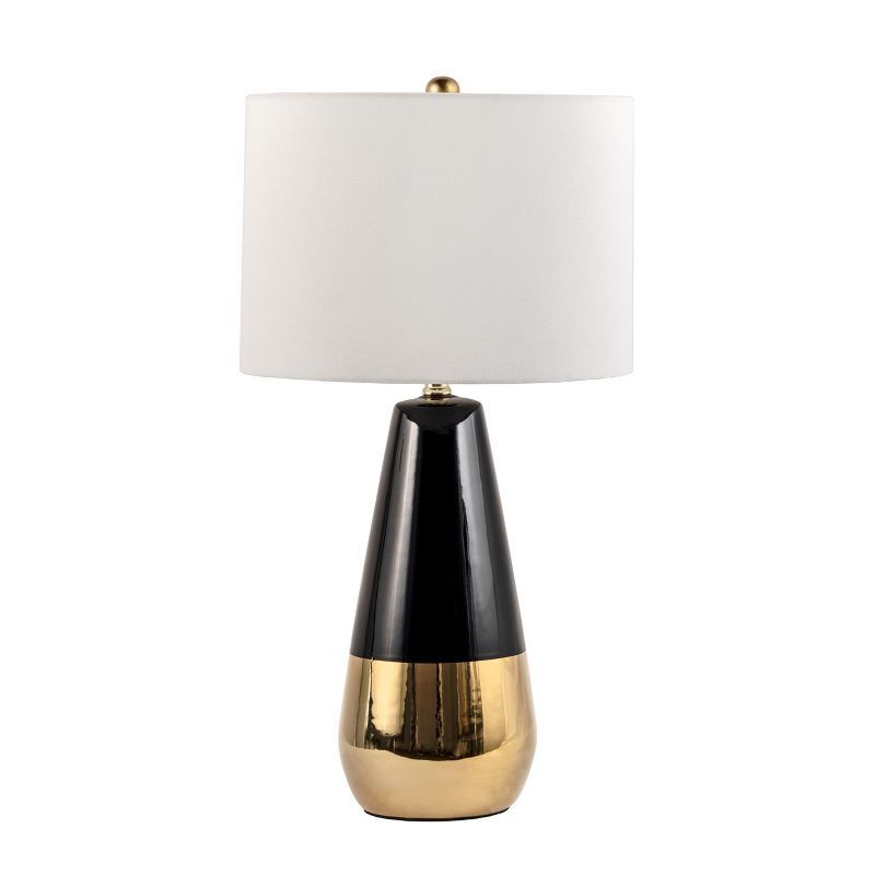 nuLOOM Vancouver Ceramic 25" Table Lamp Lighting - Gold 25" H x 14" W x 14" D | Target