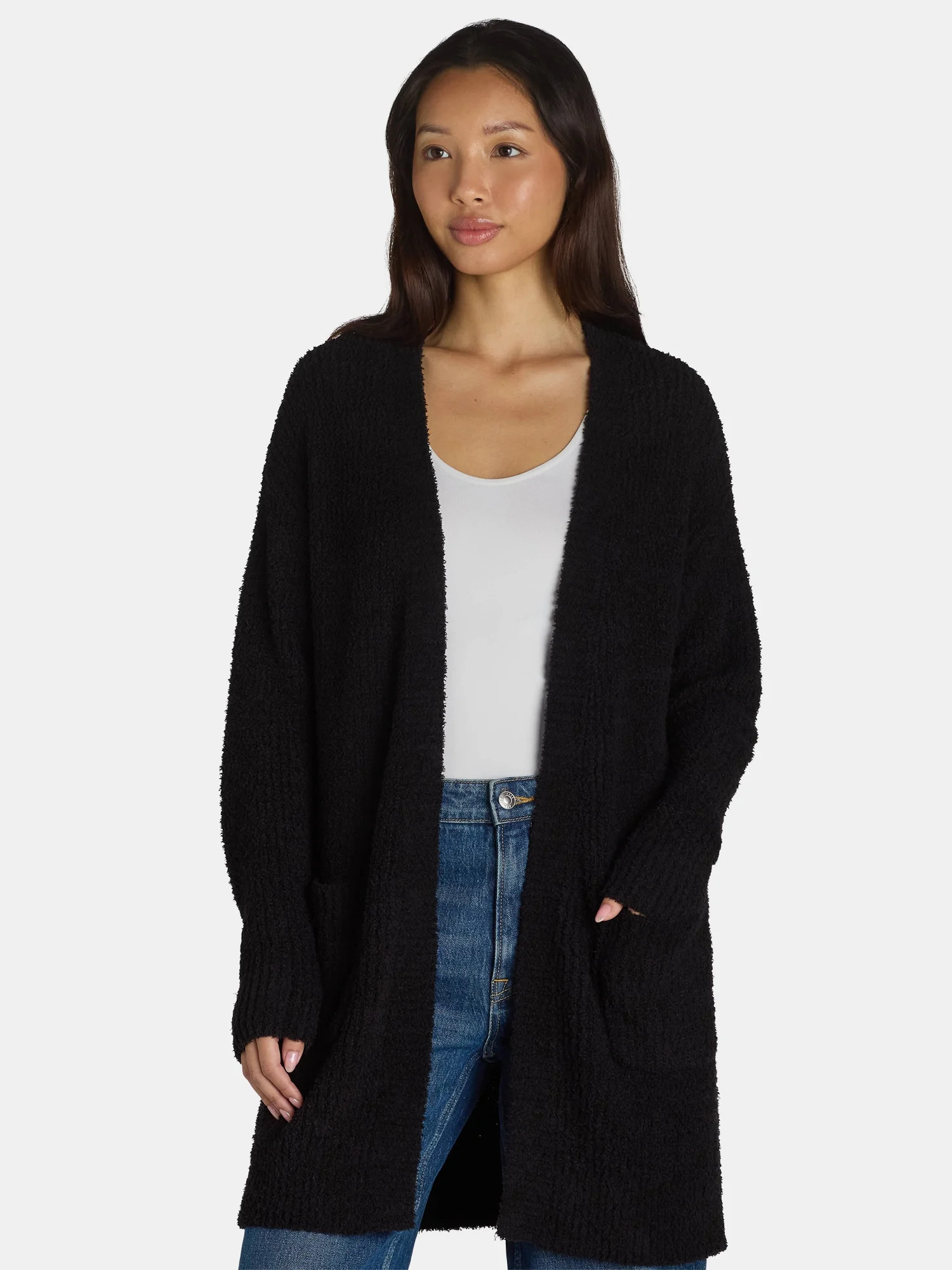 Time and Tru Women's Super Soft Cardigan, Size XS-XXXL | Walmart (US)