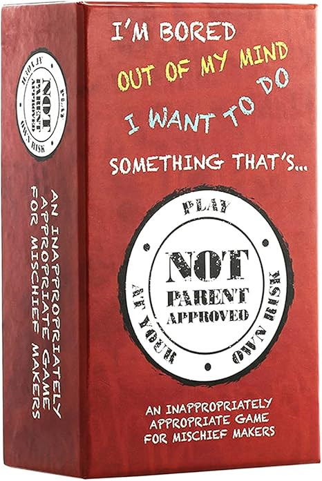 Not Parent Approved: A Fun Card Game and Gift for Kids 8-12, Tweens, Teens, Families and Mischief... | Amazon (US)