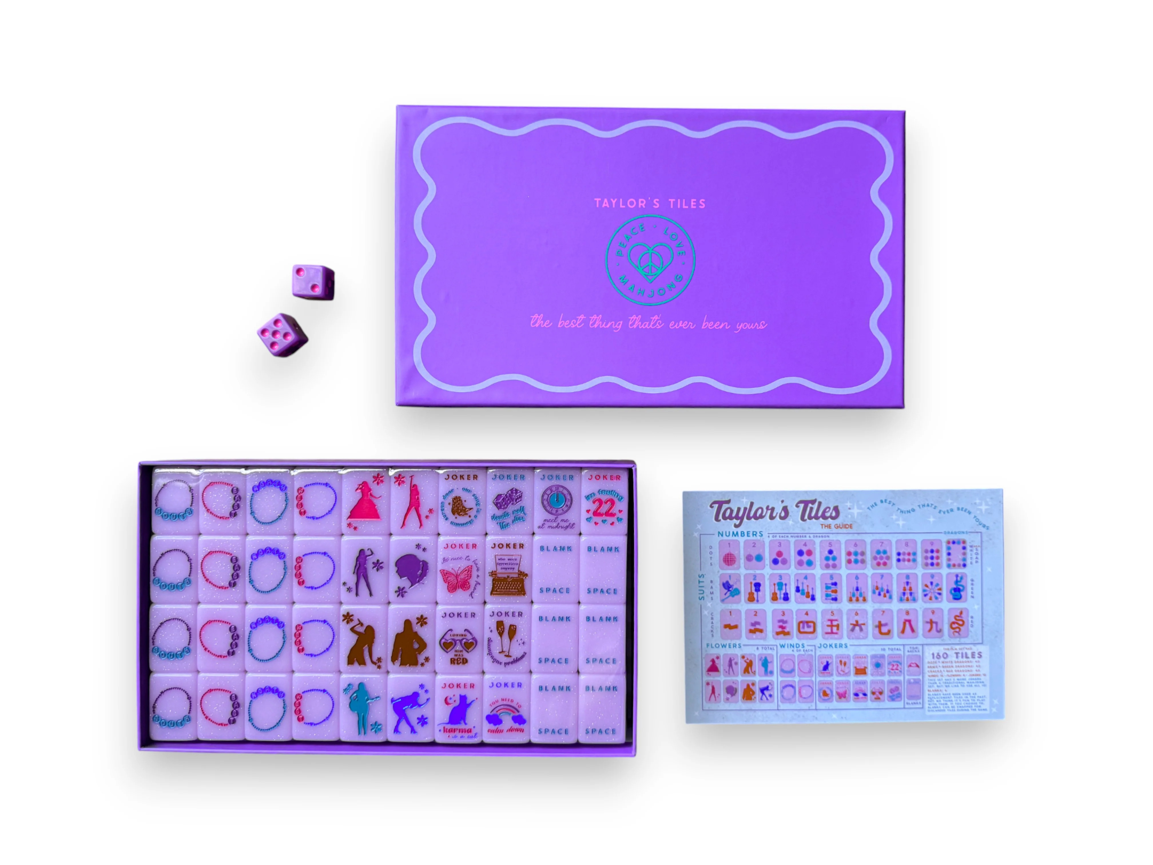 Taylor's Tiles - Mahjong Tiles | Peace Love Mahjong